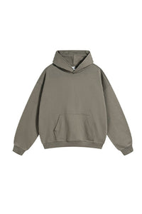 Unisex Heavyweight Terry Hoodie: Retro Modern Blend Design