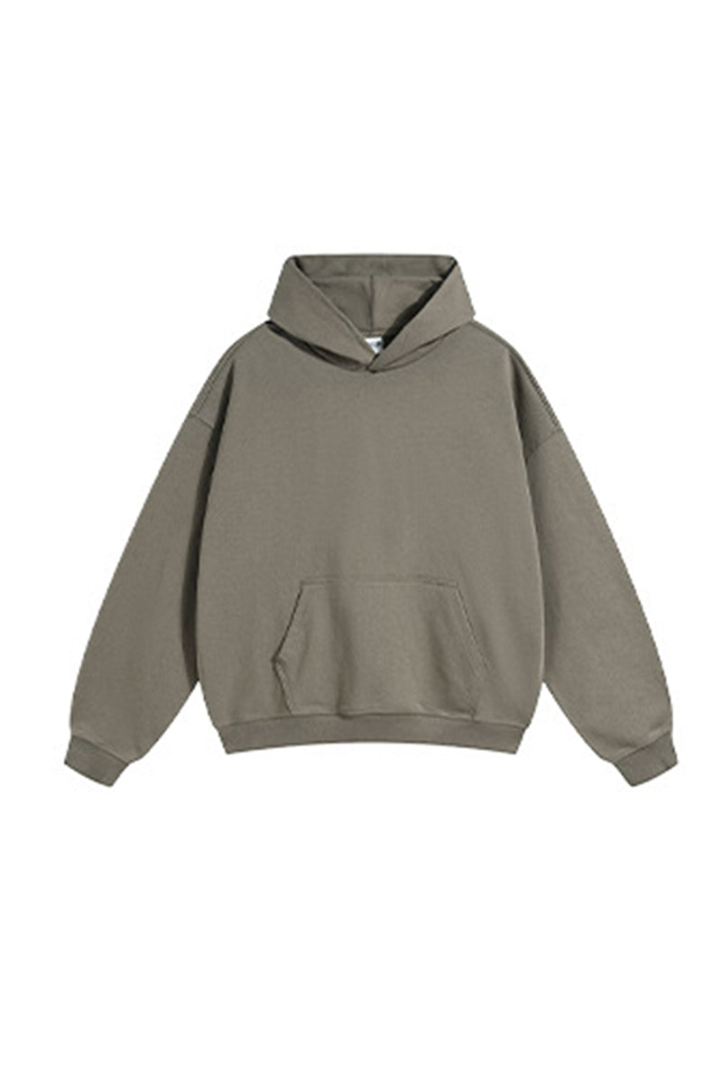 Unisex Heavyweight Terry Hoodie: Retro Modern Blend Design