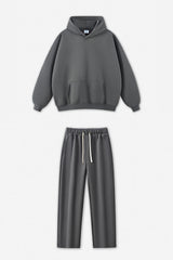 Unisex Fleece-Lined Oversized Hoodie and Pants