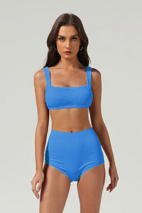 Women's Mint Textured Triangle Cup Bikini Set