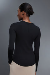 Women Slim-Fit Modal Comfort Yoga Long Sleeve Workout Top