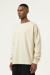 Men's Streetwear Cotton Loose Fitting Solid Pullover