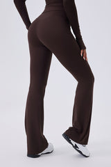 Women Off-Shoulder High-Waist Quick-Dry Yoga Set: Long Sleeve Top + Leggings
