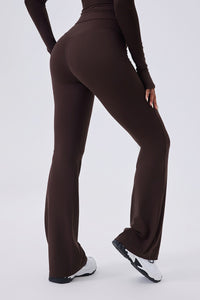 Women Off-Shoulder High-Waist Quick-Dry Yoga Set: Long Sleeve Top + Leggings