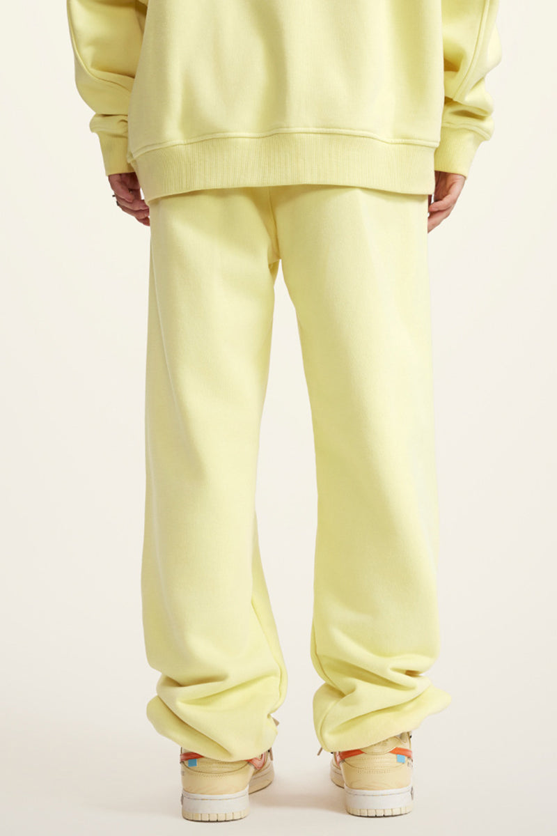 Men's teen loose casual fleece sports trousers