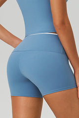 Women Naked-Feel High-Waist Quick-Dry Yoga Shorts