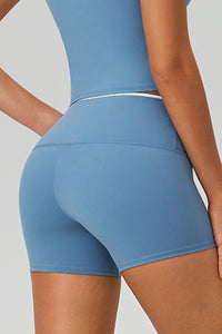 Women Naked-Feel High-Waist Quick-Dry Yoga Shorts
