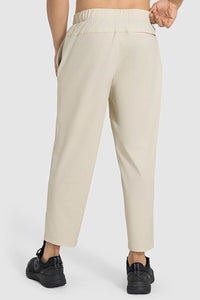 Men Lightweight Quick-Dry Straight Leg Casual Pants