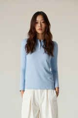 Women Lyocell Henley Slim Fit Long Sleeve T-Shirt