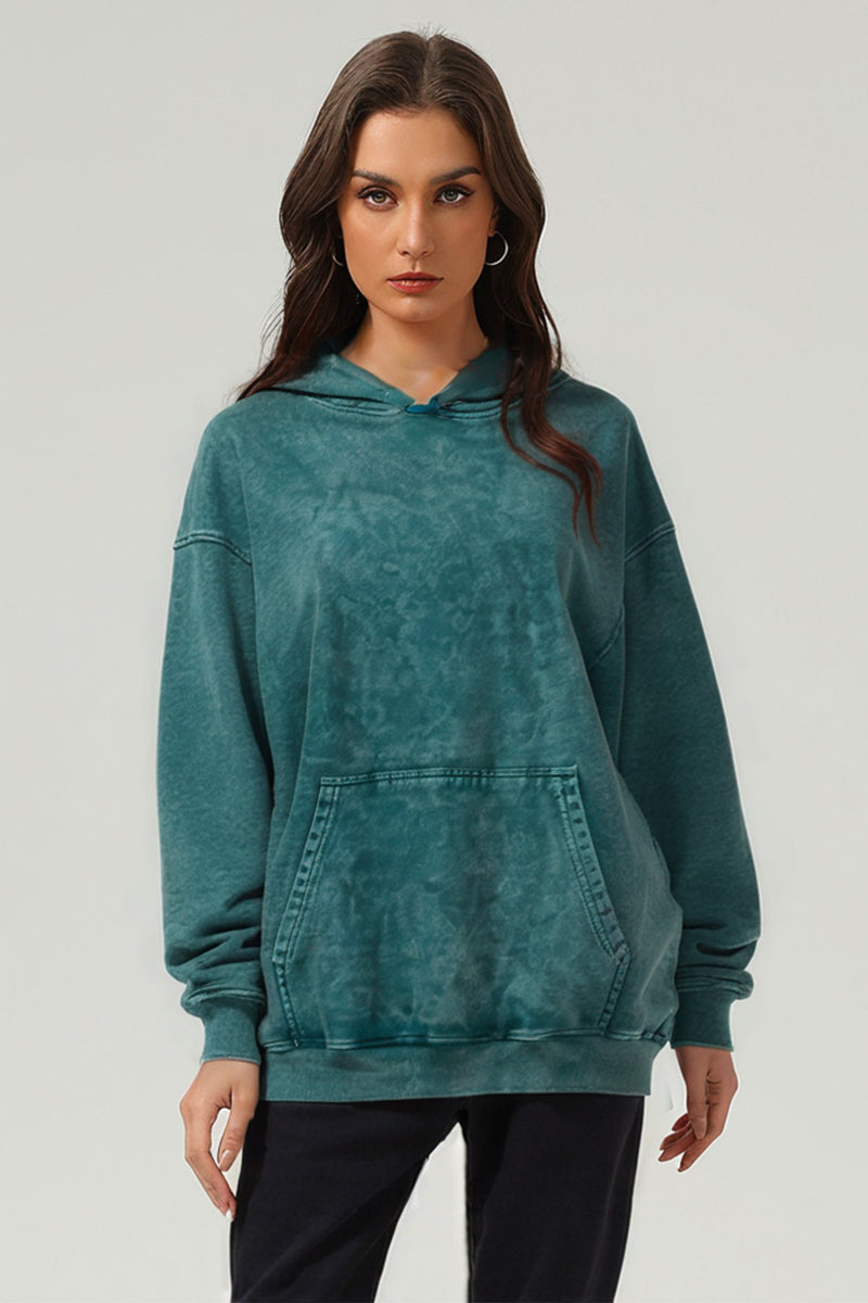 Men/Women Unisex Heavyweight 420G Wax-Dye Hoodie