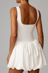 Women Built-in Shorts Pleated Tennis Dress