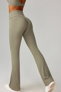 Women High-Waist Flared Naked-Feel Yoga Leggings