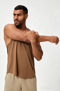 Men's Summer Skin-Friendly Breathable Racerback Tank Top