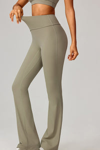 Women High-Waist Flared Naked-Feel Yoga Leggings