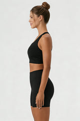 Women's Halterneck Cutout Twist Back Sports Bra