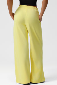 Women High-Waist Drawstring Wide-Leg Yoga Lounge Pants