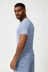 Men's Summer Cooling Lightweight Round Neck Sport T-shirt