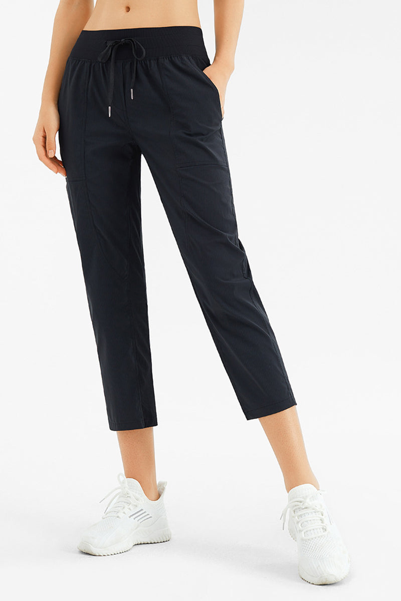 Women Quick-Dry Breathable Cropped Yoga Leggings