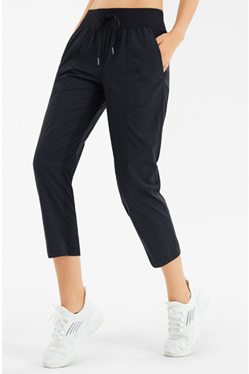 Women Quick-Dry Breathable Cropped Yoga Leggings