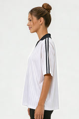 Unisex 165G lightweight retro V-neck sports jersey T-shirt