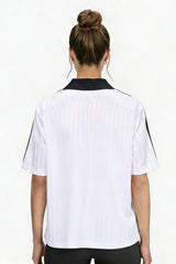Unisex 165G lightweight retro V-neck sports jersey T-shirt