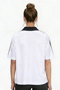 Unisex 165G lightweight retro V-neck sports jersey T-shirt