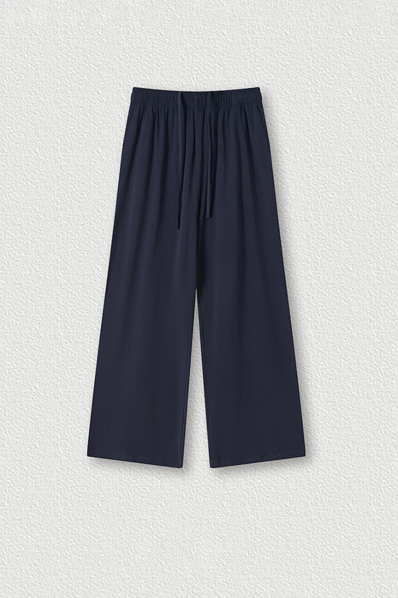 Men's Streetwear High-Stretch Straight-Leg Pants