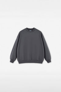 Unisex Heavyweight Brushed Crew Neck Casual Hoodie