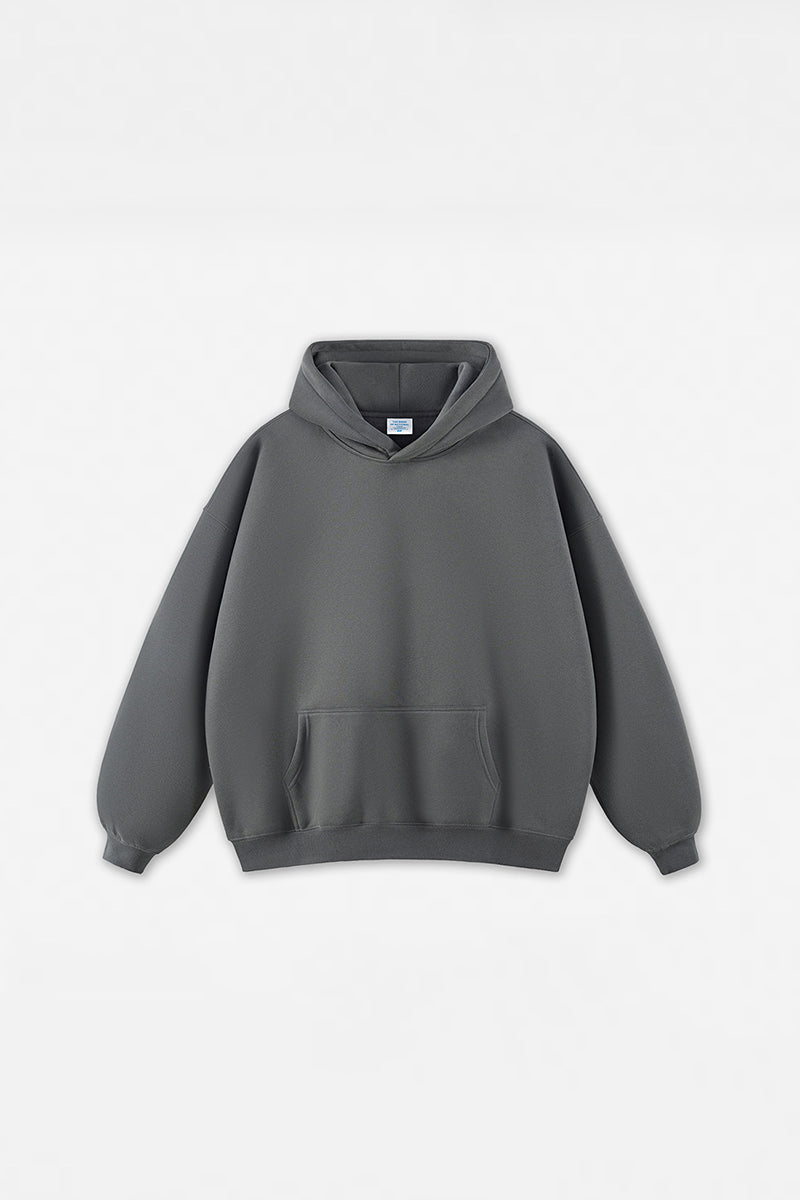Unisex Solid Color Loose Hoodie