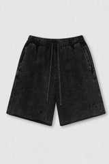 Post-Apocalyptic Washed Shorts - Unisex Loose Fit