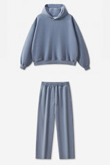 Unisex Casual Loose Fleece Hoodie