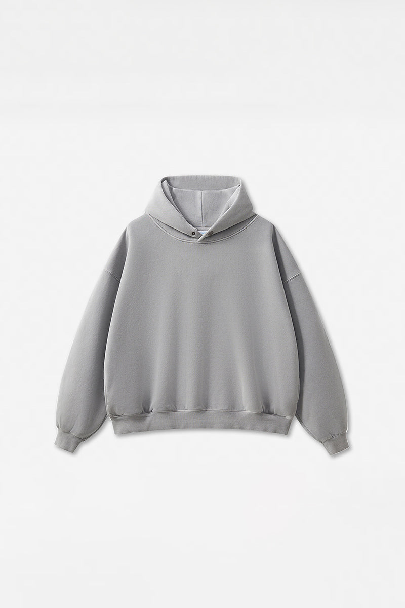 Unisex Boxy Loose Fleece Hoodie