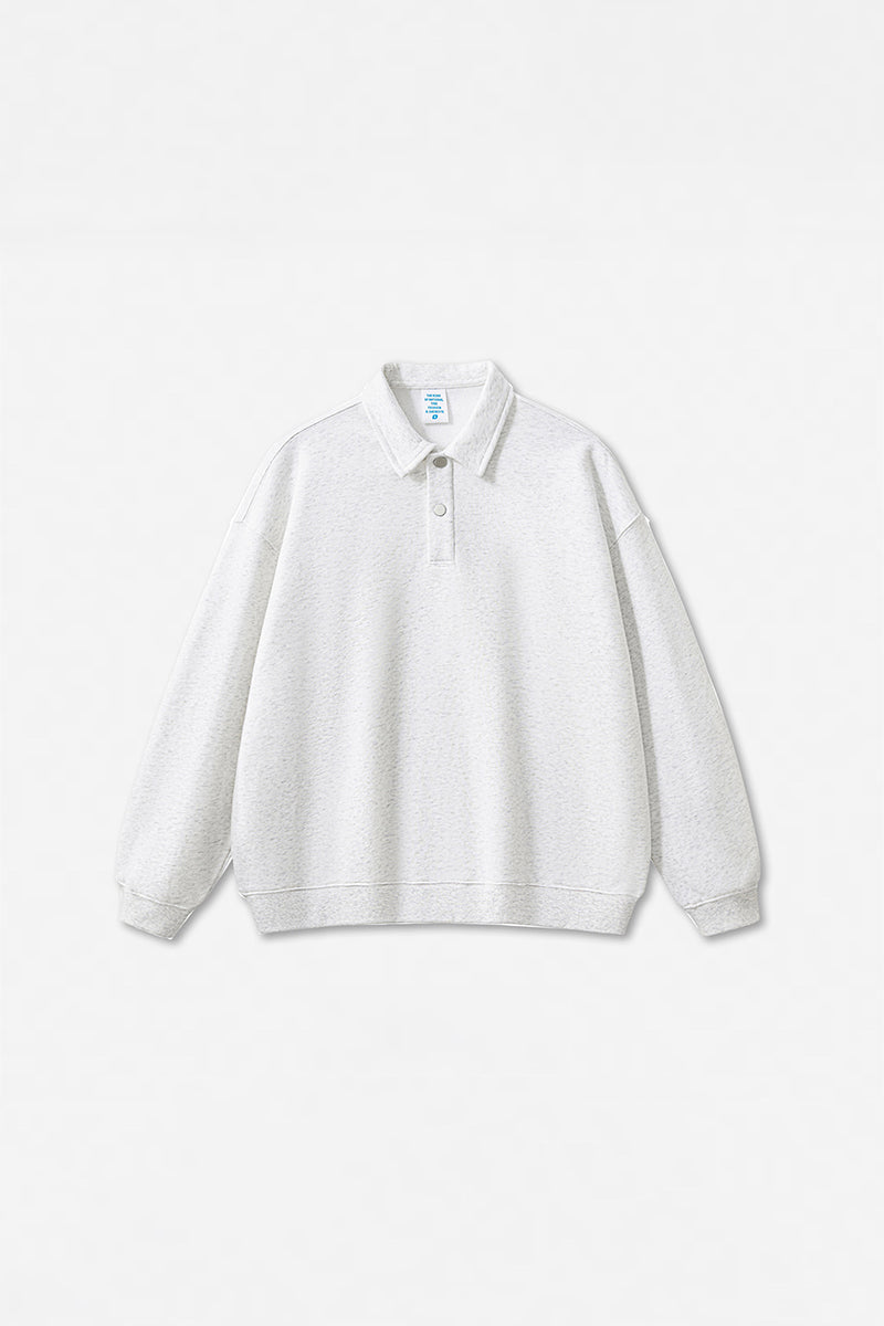 Unisex Clean Fit Long Sleeve Polo Shirt