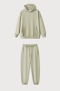 Unisex Casual Heavyweight Hoodie - Loose Fit And Pants