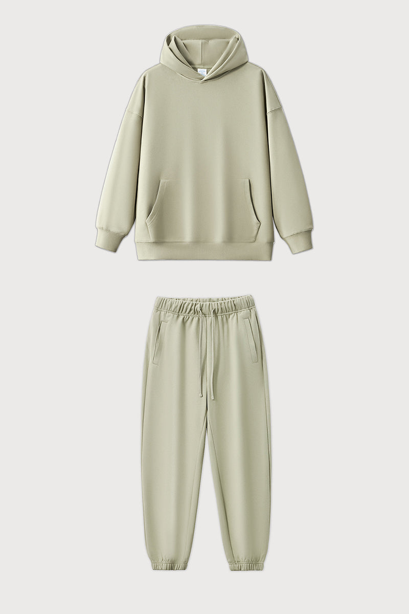 Unisex Casual Heavyweight Hoodie - Loose Fit And Pants