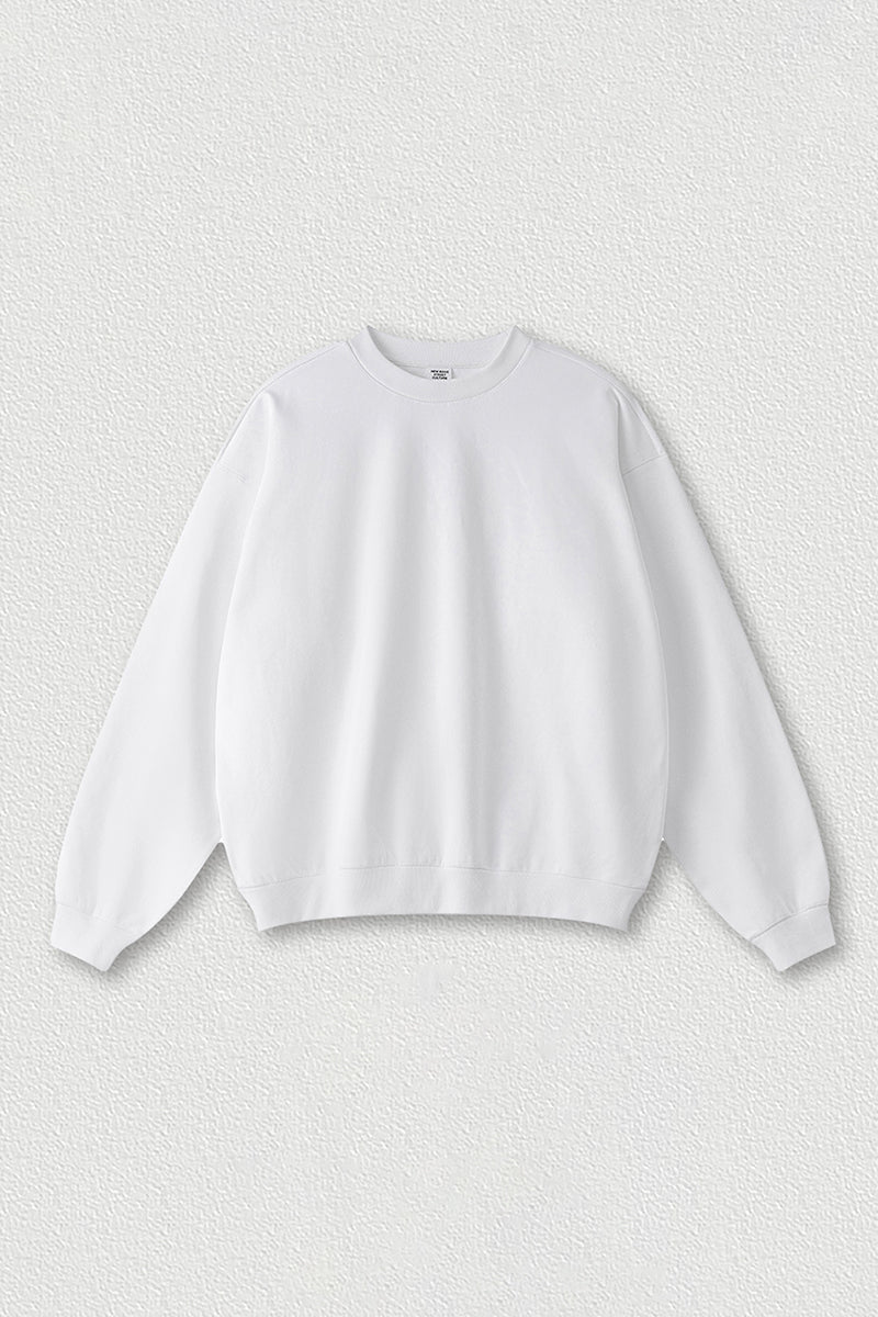 Loose-fitting crewneck sweatshirt