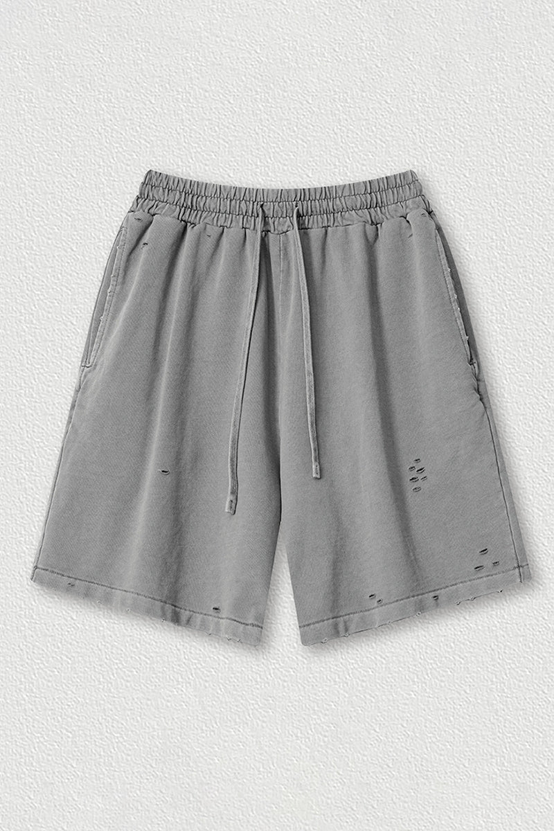 Loose Washed Athletic Shorts - Unisex Casual Sports Shorts