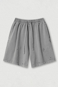 Loose Washed Athletic Shorts - Unisex Casual Sports Shorts