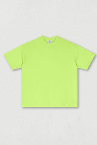 Solid color short sleeves