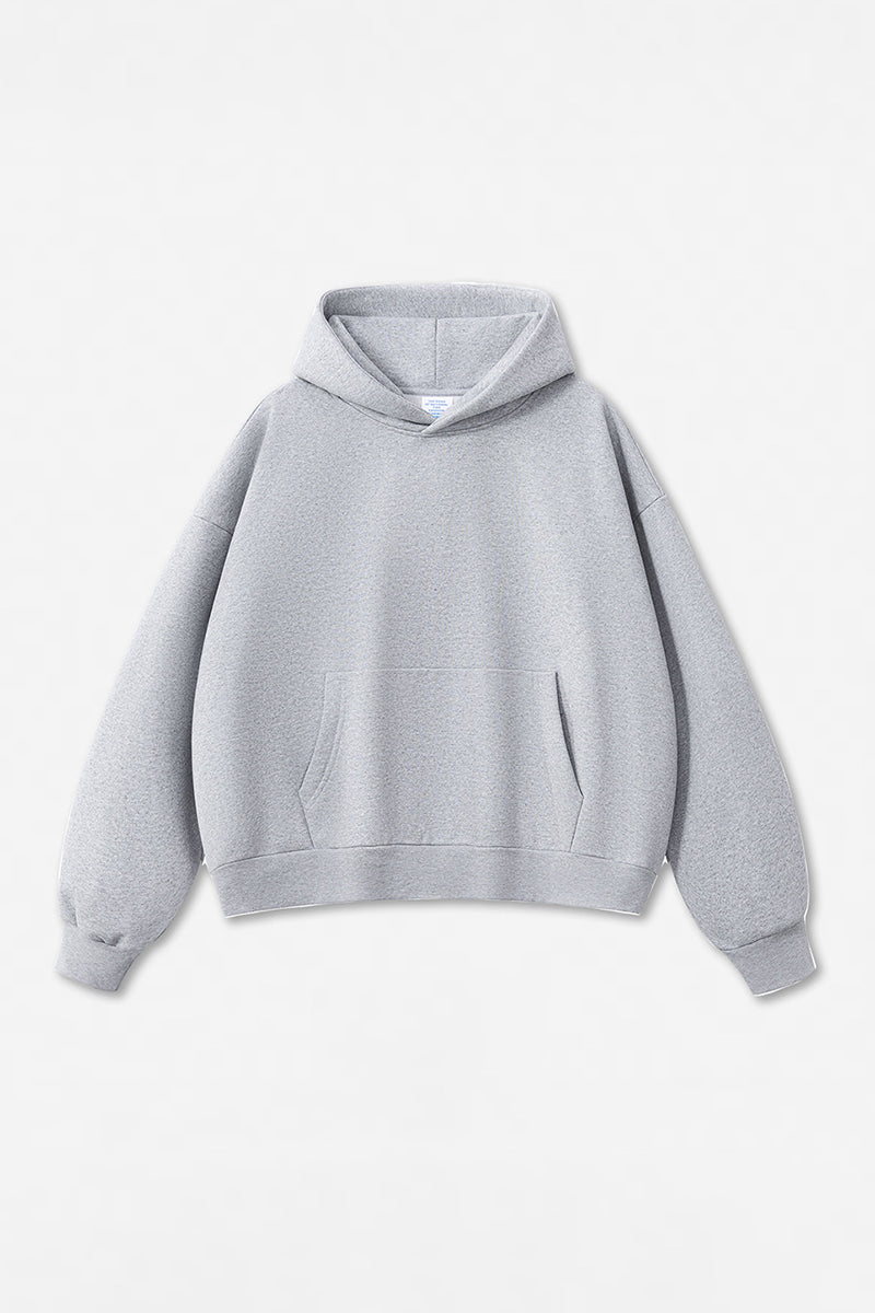 Unisex Streetwear Loose 500G Fleece Hoodie