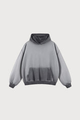Unisex Grunge Wash Loose Fit Hoodie