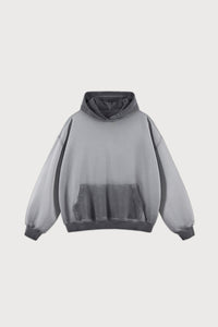 Unisex Grunge Wash Loose Fit Hoodie