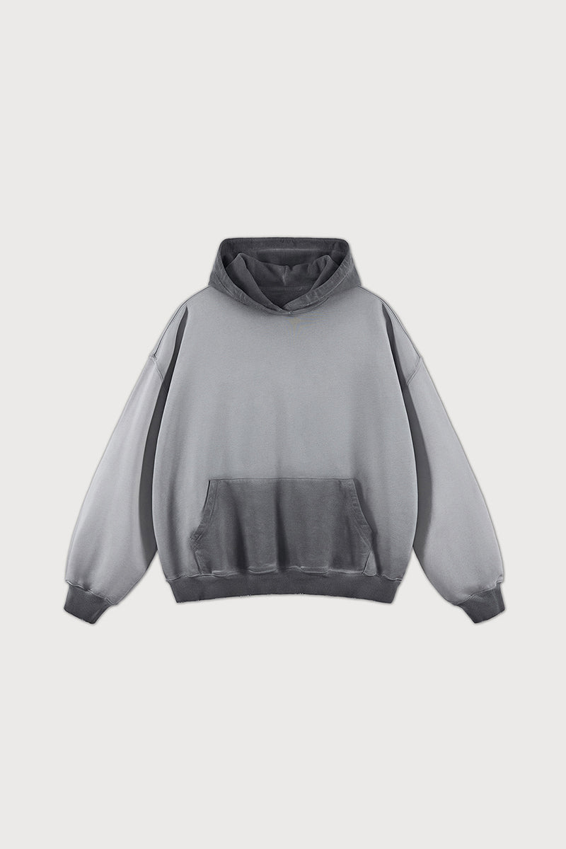 Unisex Grunge Wash Loose Fit Hoodie