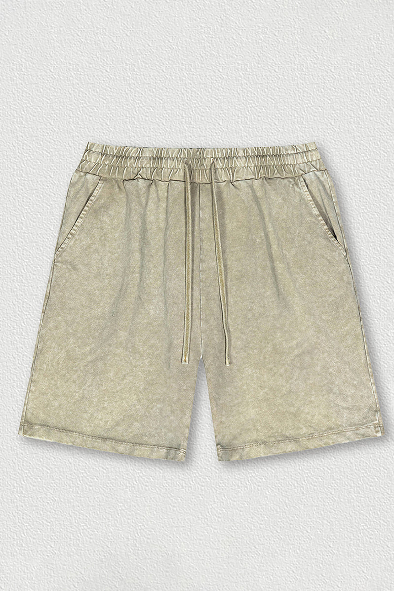Streetwear Washed Cargo Shorts - Unisex Retro Athletic Shorts