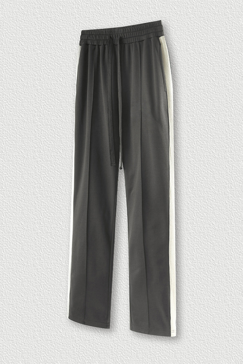 Sports Pants with Side Stripes - Elastic Joggers for Training & Casual