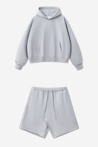 Unisex Heavyweight Oversized Hoodie And Shorts