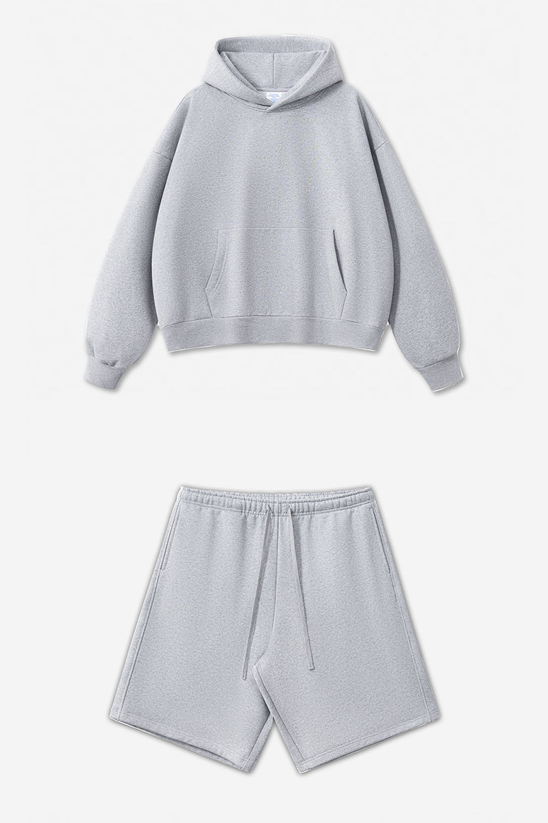Unisex Heavyweight Oversized Hoodie And Shorts