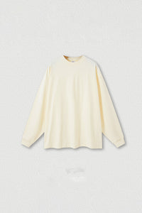 Men's Streetwear Cotton Loose Fitting Solid Pullover