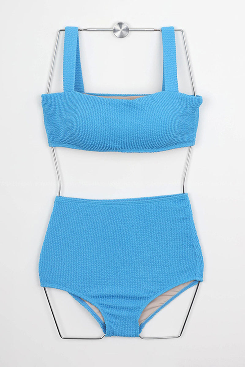 Women's Mint Textured Triangle Cup Bikini Set