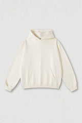 Solid color hoodie terry sweatshirt